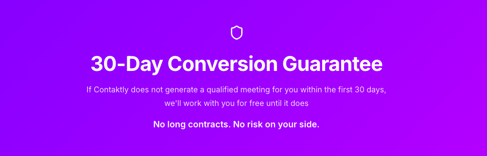 30-Day Conversion Guarantee